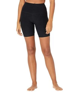 Woman's Shorts Beyond Yoga Spacedye Team Pockets High Waisted Biker Shorts - Picture 1 of 11
