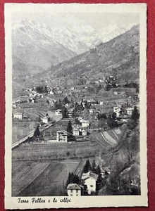 Cartolina - Torre Pellice ( Torino ) e le Alpi - 1941 - Foto 1 di 2