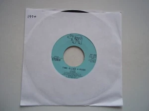 LOVE - Time Is Like A River (Stereo / Mono) (PROMO) 45 RPM 7" Record 1974 RSO - Picture 1 of 6