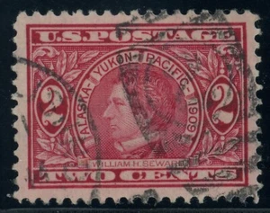 US Stamp #370 William H Seward 2c - PSE Cert - XF-SUP 95 - SMQ $95.00 - Picture 1 of 2