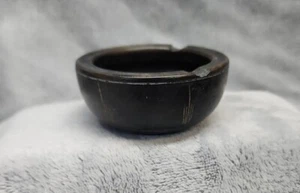 Vintage DEAD SEA STONE Carved Engraved Ashtray Jordan Israel  2.75x1.5 Inches - Picture 1 of 3