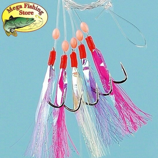 FLADEN Dorschvorfach Dorsch System Paternoster Makrele Vorfach Rig 5 Haken #1/0 - Bild 1 von 1