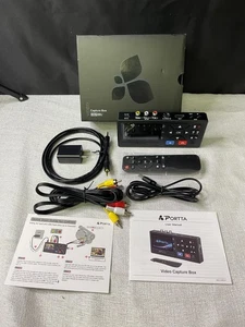 Portta CHR101 Czarny 1080P 60Hz Pilot zdalnego sterowania Video Capture Box z instrukcją obsługi - Zdjęcie 1 z 12