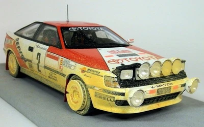 Top Marques 1/18 Scale Toyota ST 165 Monte Carlo Rally Win 1991 Sainz Dirty Vers - Image 1 of 4