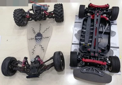 TAMIYA RC 1/10 TT-01 TYPE E Telaio + kyosho ultima rb 1/10 - Image 1 of 4