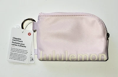 Lululemon Bolsa para Tarjetas Recortable, Rosa Al Ras/Blanco Ópalo Nuevo Con Etiquetas Foto 1 de 4