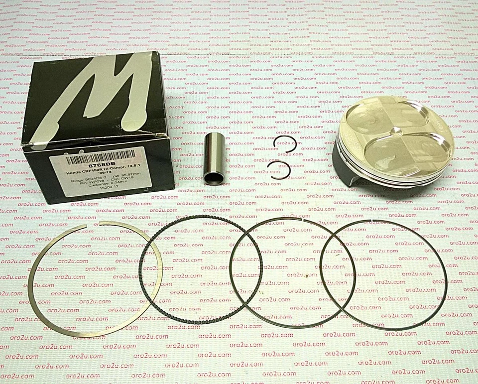 KIT PISTÓN 09-12 CRF450R 96 HC, WOSSNER 8768DB HONDA FORJADO Foto 1 de 1