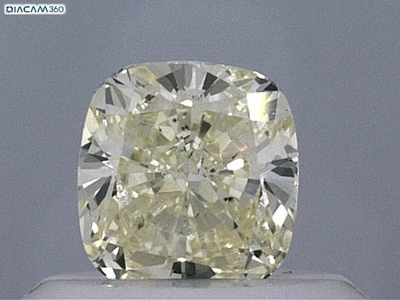 0.45 Ct Natural Diamond Loose Cushion Cut GIA CERTIFIED U-V/VS2 Clarity 4 mm - Image 1 of 4