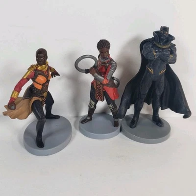 3 Disney Marvel Black Panther Civil War PVC 3.75" Avengers Action Figures (X29) - Image 1 of 4