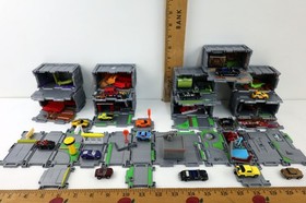 Micro Machines Lot 14 Vehicles & 12 Mystery Pack Playsets - READ