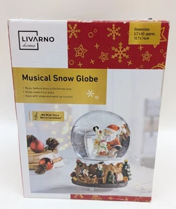 Decoración Globo de Nieve Musical Navidad Papá Noel - Imagen 1 de 24