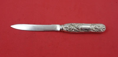Cuchillo de fruta de plata esterlina Crisantemo de Tiffany and Co HAS dentado 6 7/8" Foto 1 de 2