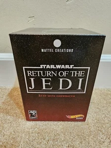 SDCC 2023 MATTEL Exclusive HOT WHEELS STAR WARS RoTJ STARSHIPS AT-ST CHEWBACCA - Picture 1 of 3