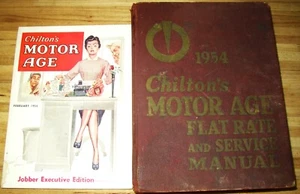 1940-54 51 1952 1953 CHILTONS REPAIR SHOP SERVICE MANUALS CHEVY FORD Nash Desoto - Picture 1 of 12