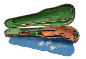 Alte Geige/Violine 4/4, " Stradivarius Kopie " Made in Germany, + Zubehör - Bild 1 von 11