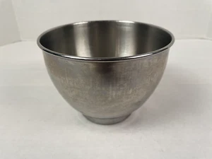 Vintage Hamilton Beach Small Stainless Steel Mixer Bowl 6.25" KG5 - Picture 1 of 5