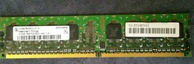 Infineon 1GB 2x512M PC2-4200U HYS64T64000HU-3.7-A 240-pin NON-ECC DDR2 DIMM RAM - Image 1 of 2