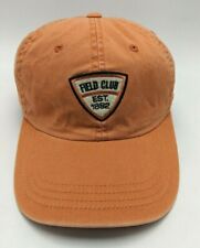 PITTSBURGH FIELD CLUB hat orange adjustable cap - 100% cotton