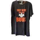 Halloween Just Here For The Boos T-Shirt Size Xl Nwt