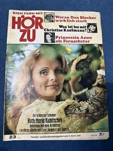 Hörzu 23/1972, Ruth Maria Kubitschek ,Hörzu Zeitschrift, Hörzu Magazin - Bild 1 von 1