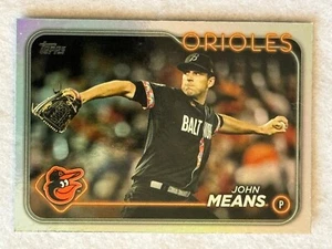2024 Topps Series 2 - Rainbow Foil #457 John Means - Picture 1 of 2