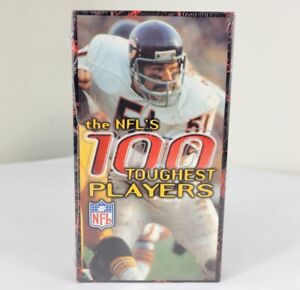 THE NFL'S 100 TOUGHEST PLAYERS VHS 1996 Vintage Football Sports NFL NEW SEALED 