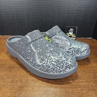 OOFOS Unisex OOCloog Limited Edition Slate Prosecco Pop Clog Mules Recovery Grey - Image 1 of 4