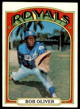 1972 TOPPS BOB OLIVER KANSAS CITY ROYALS #57