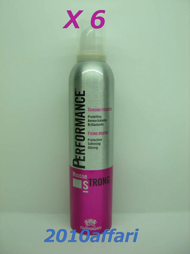 PERFORMANCE MOUSSE SOFT FARMAGAN 300 ml SCHIUMA FISSATIVA - 6 PEZZI - Immagine 1 di 1