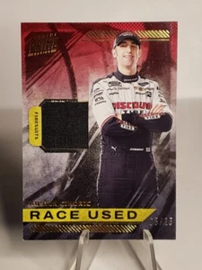 Austin Cindric 2023 Panini Prime Racing Race Used Firesuits Gold Holo /25 Nascar - Bild 1 von 4