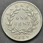 1889 H Sarawak 1 Cent Coin Au