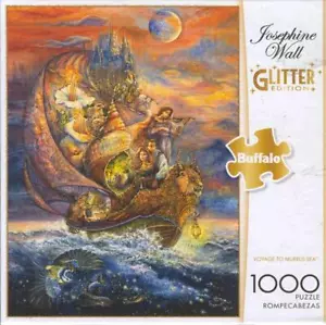 Josephine Wall 1000Pc Glitter Edition Jigsaw Puzzle Voyage to murrlis Sea NIB - Picture 1 of 1