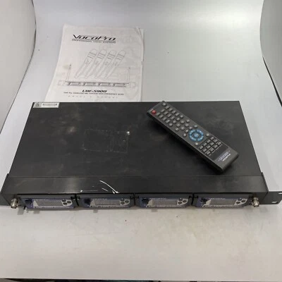 VocoPro UHF-5900 4-Channel Wireless Microphone System Missing AC Antenna Parts - Image 1 of 4