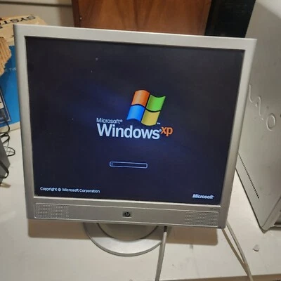 HP VS17E 17" Flat Screen LCD Monitor with Built-In Speakers.  TESTED - Image 1 of 4