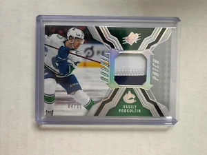 21-22 Upper Deck SPx Vasilyev Podkolzin Rookie Patch #RJ-VP #’d 04/35 Canucks - Picture 1 of 2