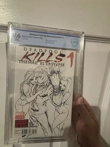 Deadpool Kills Marvel Universe Variant 2 Print #1 Graded - Picture 1 of 4
