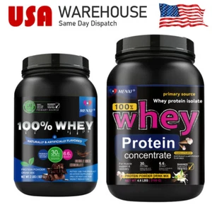 MENXI Whey Plus Muscle Builder Protein Powder 2lbs / 5lbs CHOOSE FLAVOR - Picture 1 of 19