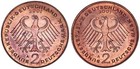 BRD 2 DM-Probe zu J.424 Probe Kopplung der Adlerseiten 2001 A  121874