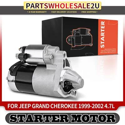 Motor De Arranque Para Jeep Grand Cherokee 1999 2000 2001 2002 4.7L 1.6kW 12V CW 10T Foto 1 de 4