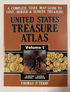 US Treasure Atlas Vol 1 Alabama, Alaska, Arizona, Arkansas by Thomas Terry, NEW - Imagen 1 de 4