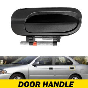 Rear Left Side Door Black Exterior Handle For 2000-06 Nissan Sentra 826076Z608 - Picture 1 of 13