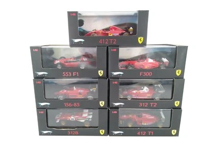 7 Hot Wheels Elite 1/43 FERRARI 412T- 553F1- F300- 156-85- 312T2- 412T1- 312 B - Immagine 1 di 4