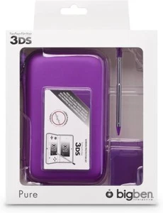 pure pack essential kit housse stylet range jeux nintendo 3ds neuf ecran violet - Photo 1/2