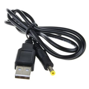 USB-A to 4.0 millimetersX 1.7 millimeters 5 Volt DC Barrel JAC k Power Cable - Picture 1 of 3