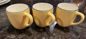 3 Pagnossin Italy Spa Yellow Mugs Super 2169782 Clean - Picture 1 of 12