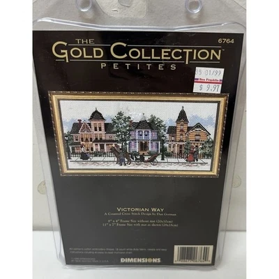 Dimensions Gold Collection Petites Cross Stitch Victorian Way Kit #6764 - Image 1 of 4