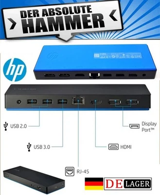 PREMIUM HP USB-C Dock G4 Dockingstation Dock  USB HDMI DP LAN  + 40GBPS USB-C - Bild 1 von 2