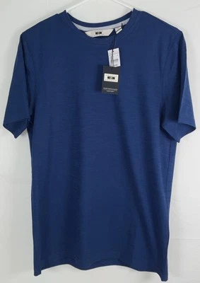 Новая с ценниками мужская футболка Joseph Abboud Liquid Soft Performance хлопок синяя - маленькая - Изображение 1 из 4