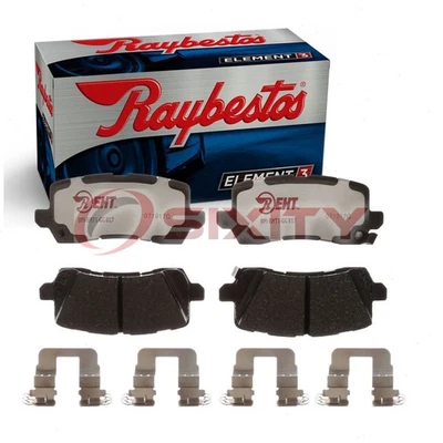Raybestos Element3 Rear Disc Brake Pad Set for 2017-2020 Acura MDX Braking pb - Image 1 of 4
