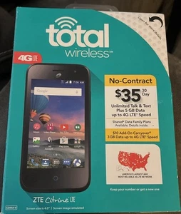 Total Wireless 4G LTE CELL PHONE - Zdjęcie 1 z 7